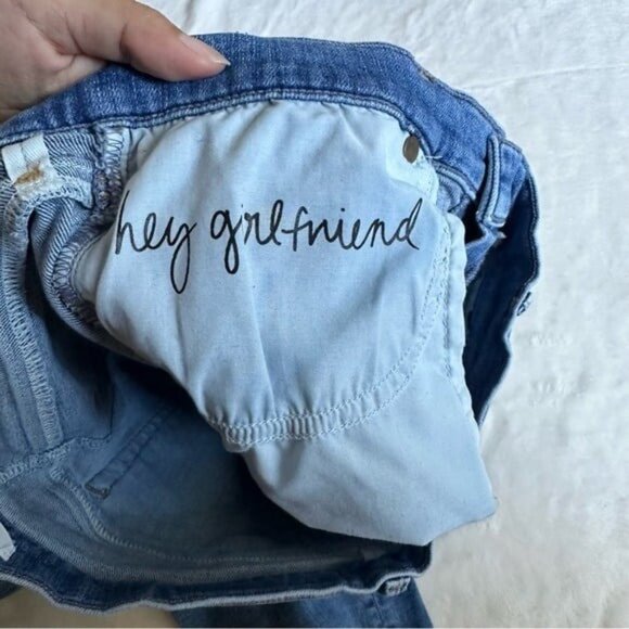 GRLFRND Reed Cropped High Rise Skinny Jeans in Come Over Wash Size 30 - Picture 12 of 12